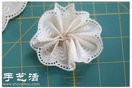 蕾絲手工制作漂亮頭花教程 -  rpnrmr.com