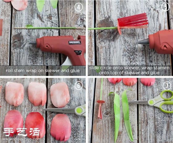 紙花郁金香盆栽手工制作 -  rpnrmr.com