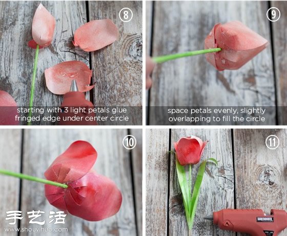 紙花郁金香盆栽手工制作 -  rpnrmr.com