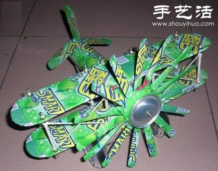 易拉罐變廢為寶手工DIY迷你螺旋槳飛機(jī) -  rpnrmr.com