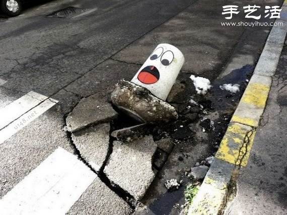 法國街頭藝術(shù)家OakoAk涂鴉作品 -  rpnrmr.com