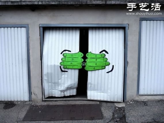 法國街頭藝術(shù)家OakoAk涂鴉作品 -  rpnrmr.com
