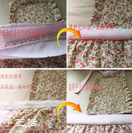美觀又實(shí)用的田園風(fēng)圍裙手工制作 -  rpnrmr.com
