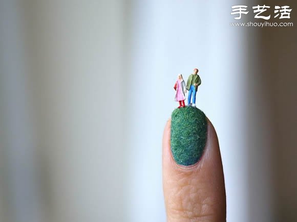 指甲蓋上的創(chuàng)意DIY 仿佛走進了童話世界 -  rpnrmr.com