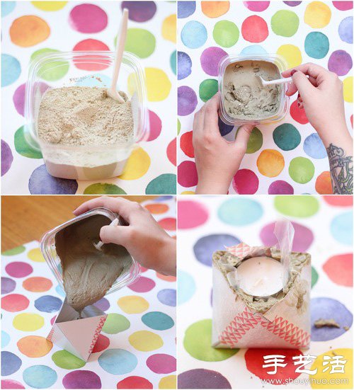 水泥手工DIY小清新花盆 -  rpnrmr.com
