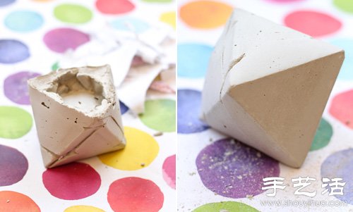 水泥手工DIY小清新花盆 -  rpnrmr.com