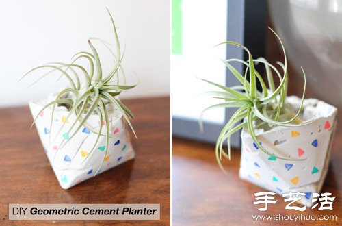 水泥手工DIY小清新花盆 -  rpnrmr.com