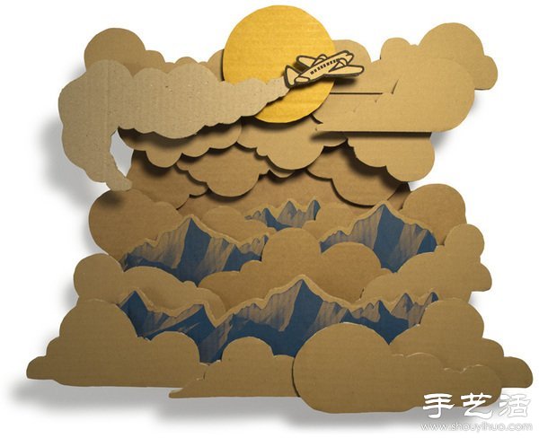 硬紙板變廢為寶手工制作卡通圖案 -  rpnrmr.com