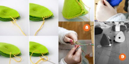 不織布教程：布藝制作小老鼠毛絨玩具 -  rpnrmr.com