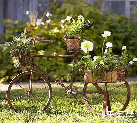 廢棄自行車變廢為寶手工DIY家居用品 -  rpnrmr.com