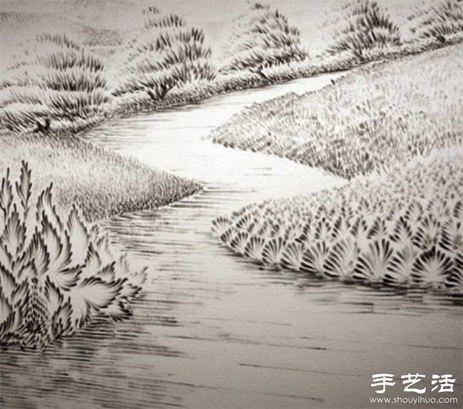 手指繪出精妙絕倫的壁畫 -  rpnrmr.com