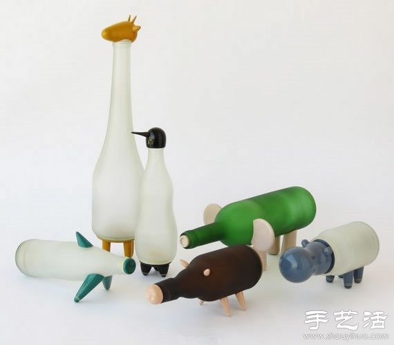 玻璃瓶變廢為寶 手工DIY奇趣動物臺燈 -  rpnrmr.com