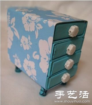 火柴盒廢物利用手工制作首飾盒 -  rpnrmr.com