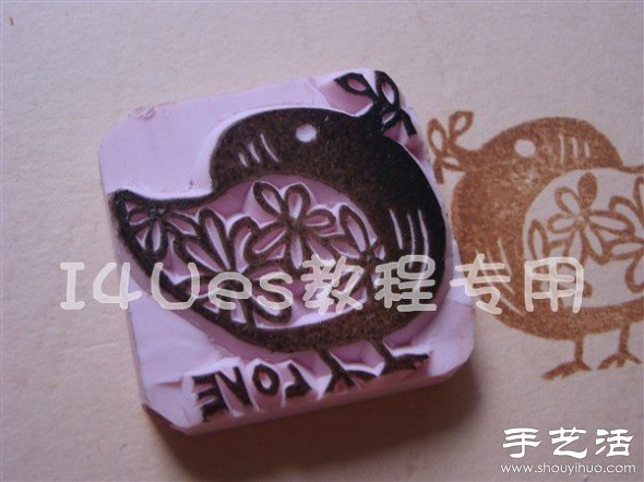 超詳細(xì)手工制作小鳥圖案橡皮章教程 -  rpnrmr.com