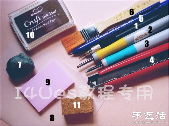 超詳細(xì)手工制作小鳥圖案橡皮章教程 -  rpnrmr.com