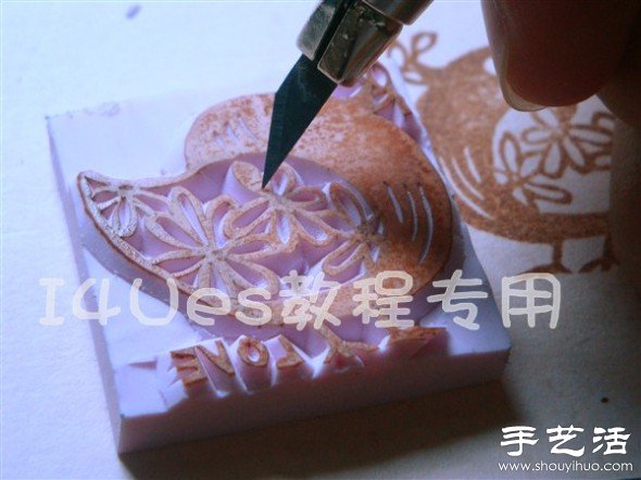 超詳細(xì)手工制作小鳥圖案橡皮章教程 -  rpnrmr.com