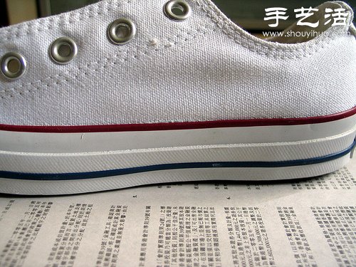 白色帆布鞋手工改造教程 -  rpnrmr.com