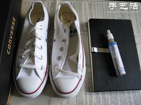 白色帆布鞋手工改造教程 -  rpnrmr.com