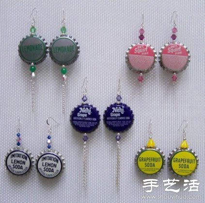 瓶蓋的可愛環(huán)保創(chuàng)意 手工DIY精致小玩意 -  rpnrmr.com