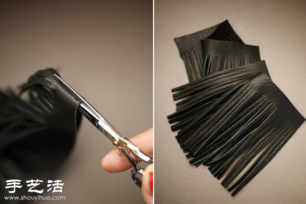 自制包包流蘇 皮質(zhì)流蘇手工制作方法 -  rpnrmr.com
