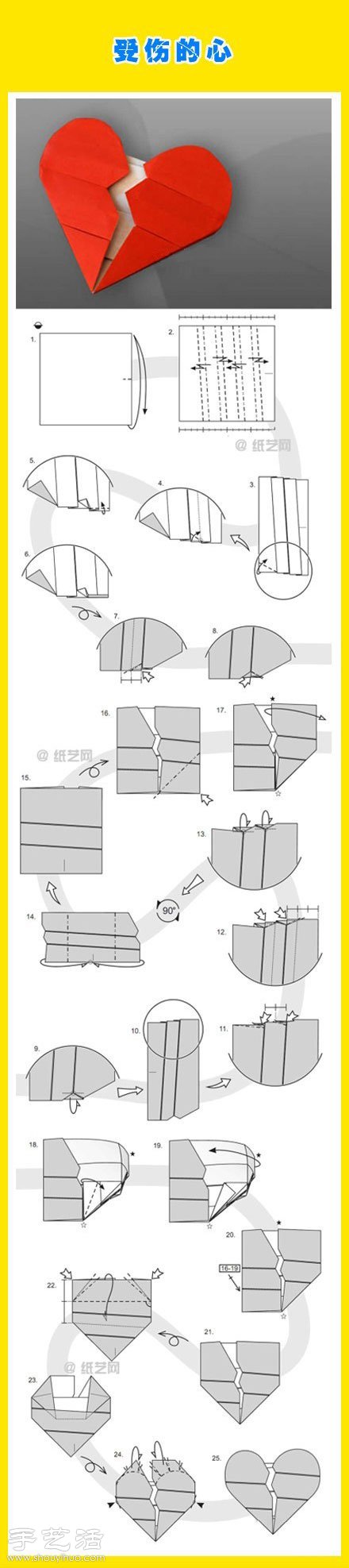 心形折紙教程大全 折紙心方法大全 -  rpnrmr.com
