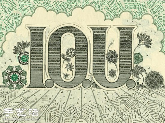 最敗家的手工：用美鈔DIY拼貼畫! -  rpnrmr.com