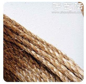 麻繩+熱熔膠DIY手工制作筆筒/收納桶 -  rpnrmr.com