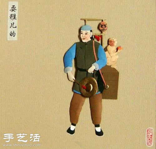 以老北京“吆喝”為題材DIY的紙雕作品 -  rpnrmr.com