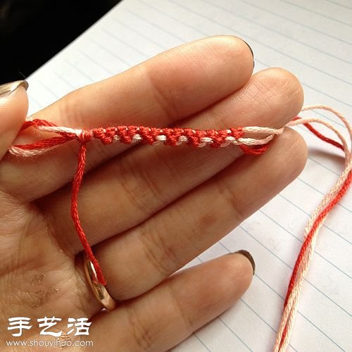 超詳細(xì)兩根繩手鏈的編法 -  rpnrmr.com