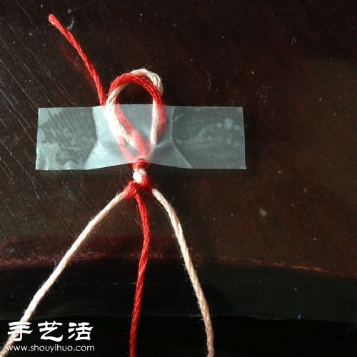 超詳細(xì)兩根繩手鏈的編法 -  rpnrmr.com