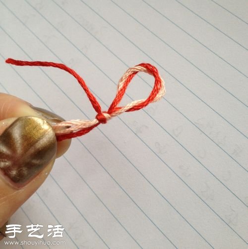 超詳細(xì)兩根繩手鏈的編法 -  rpnrmr.com