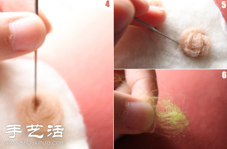 萌系羊毛氈領子手工DIY -  rpnrmr.com