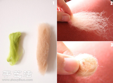 萌系羊毛氈領子手工DIY -  rpnrmr.com