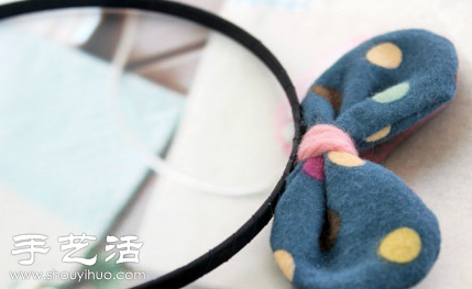 可愛蝴蝶結(jié)發(fā)箍手工制作教程 -  rpnrmr.com
