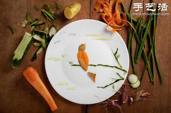 DIY鳥類主題創(chuàng)意食物擺盤 -  rpnrmr.com