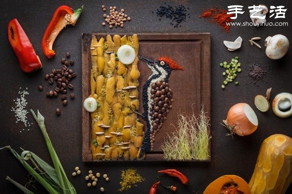 DIY鳥類主題創(chuàng)意食物擺盤 -  rpnrmr.com