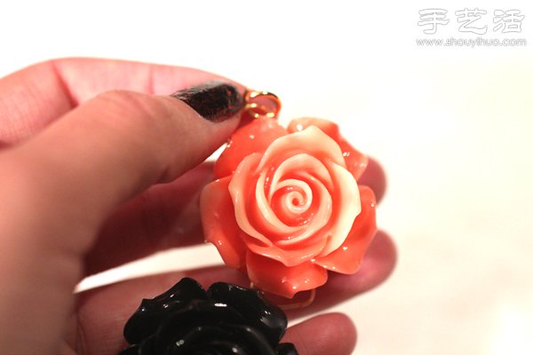 青春活力牡丹花項鏈DIY手工制作方法 -  rpnrmr.com