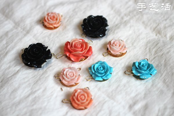 青春活力牡丹花項鏈DIY手工制作方法 -  rpnrmr.com