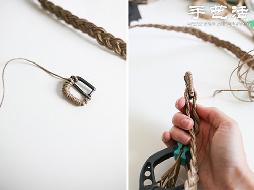 森系風(fēng)格麻繩腰帶手工制作教程 -  rpnrmr.com