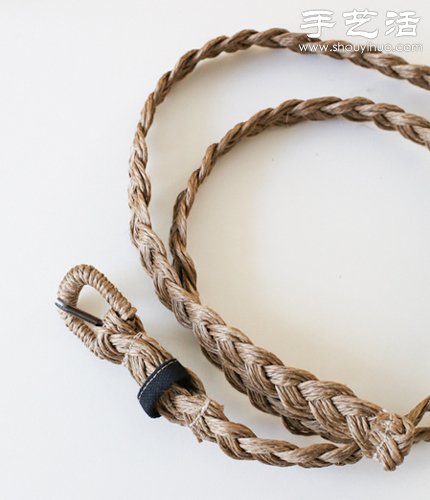 森系風(fēng)格麻繩腰帶手工制作教程 -  rpnrmr.com