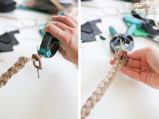 森系風(fēng)格麻繩腰帶手工制作教程 -  rpnrmr.com
