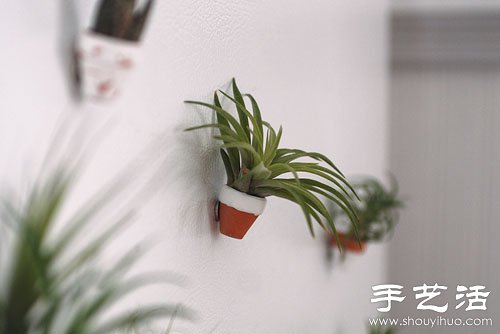 DIY手工制作迷你盆栽冰箱貼 -  rpnrmr.com