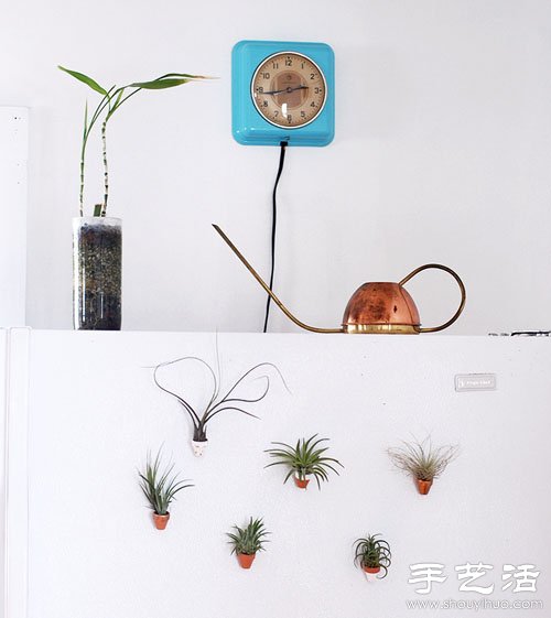 DIY手工制作迷你盆栽冰箱貼 -  rpnrmr.com