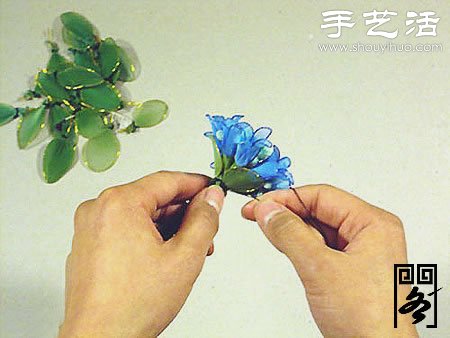 絲襪花矢車草的制作方法 -  rpnrmr.com