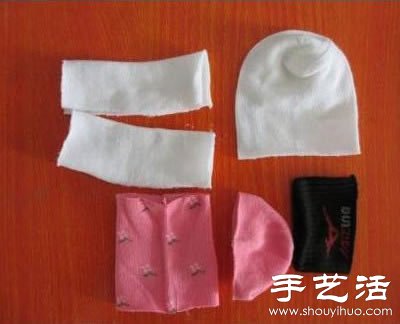用襪子DIY手工制作呆萌布藝玩偶兔子 -  rpnrmr.com
