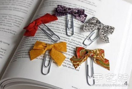 布藝蝴蝶結(jié)書簽手工制作方法 -  rpnrmr.com