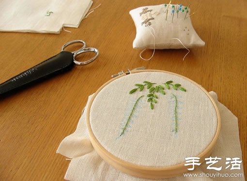 淡雅清新的手工刺繡作品欣賞 -  rpnrmr.com