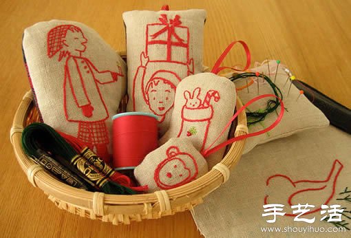淡雅清新的手工刺繡作品欣賞 -  rpnrmr.com