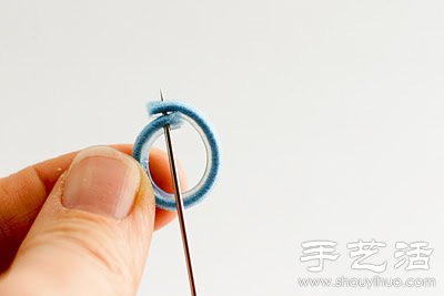 紐扣+松緊帶 DIY手工制作可愛小花戒指 -  rpnrmr.com
