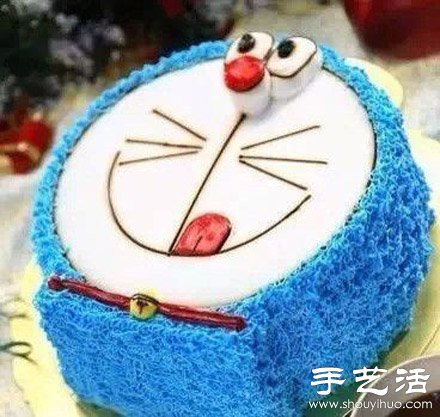 可親可愛(ài)的機(jī)器貓蛋糕DIY -  rpnrmr.com